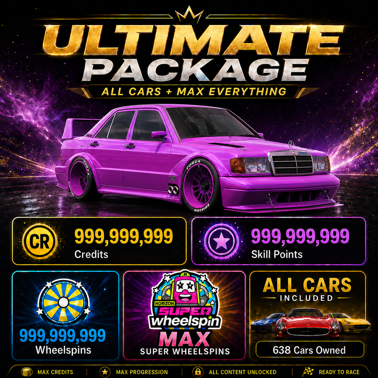 FH6 Modded Account - Ultimate